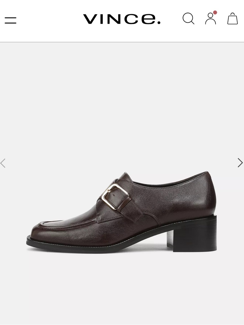 Vince Lennox heeled loafers